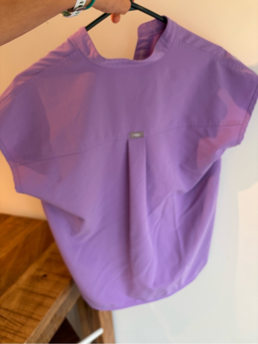 Figs Purple Scrub Top